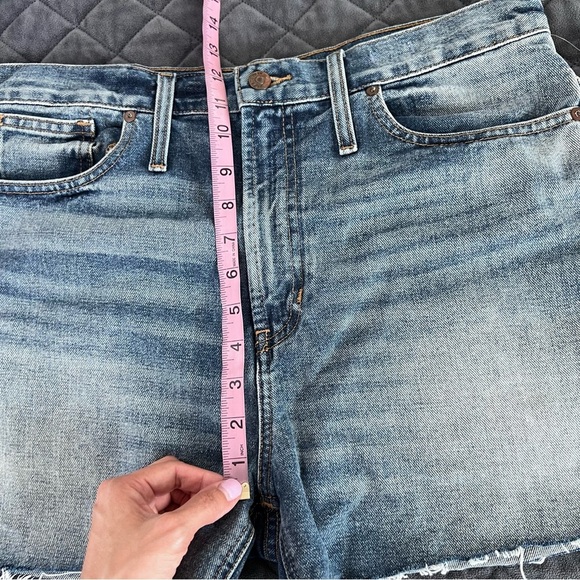 Madewell The Perfect Jean Short Women’s 30 Tulip Hem Denim High Rise Cut Off B4 - Picture 5 of 11